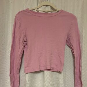 small Victoria Secret PINK cropped longsleeve